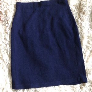 ST. JOHN Dark Blue Knit Skirt!